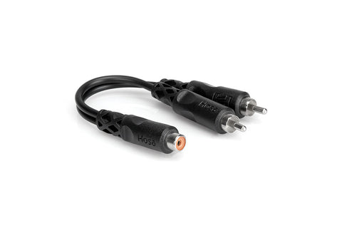 Hosa RCAF to Dual RCA | Y-Cable